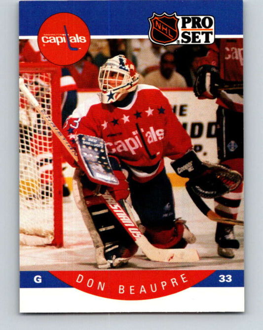 1990-91 Pro Set #307 Don Beaupre Mint Washington Capitals