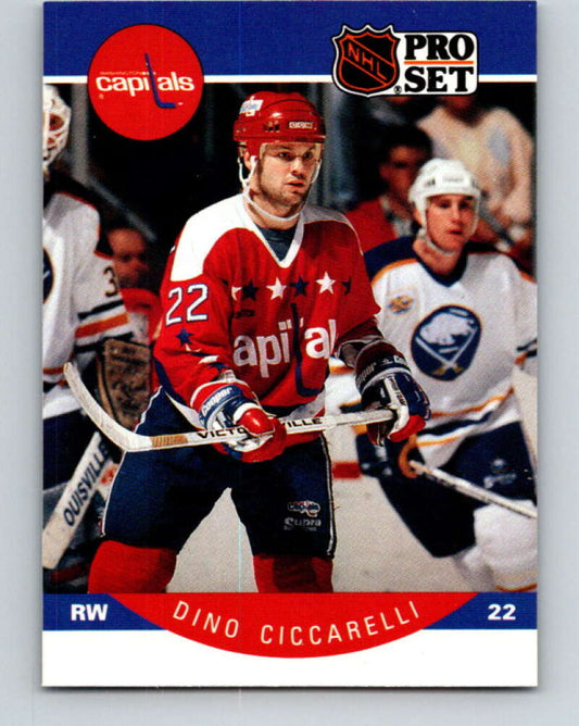 1990-91 Pro Set #308 Dino Ciccarelli Mint Washington Capitals