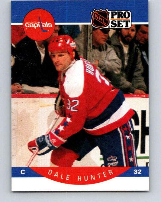1990-91 Pro Set #312 Dale Hunter Mint Washington Capitals