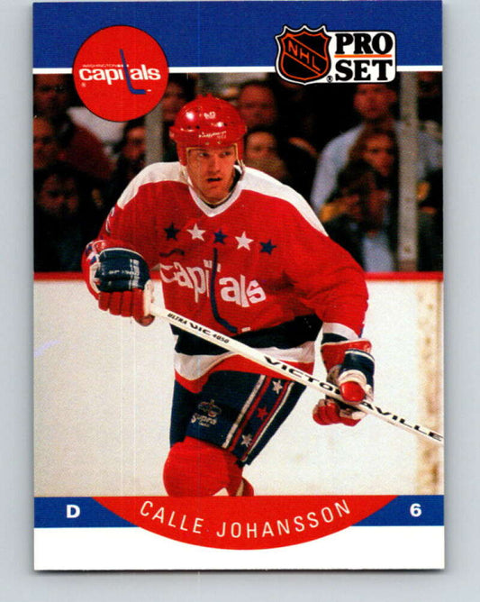1990-91 Pro Set #313 Calle Johansson Mint Washington Capitals