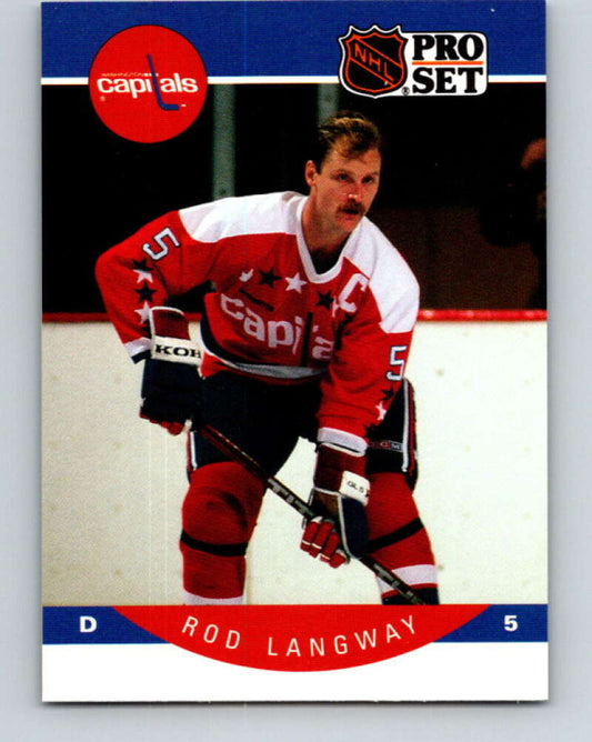 1990-91 Pro Set #314 Rod Langway Mint Washington Capitals