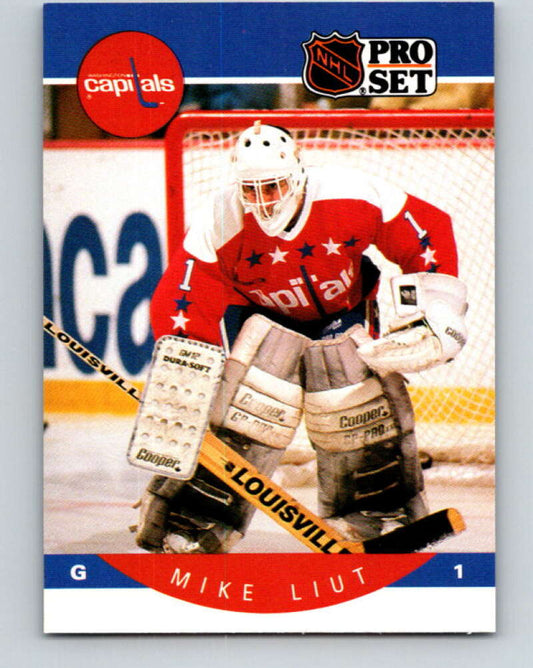 1990-91 Pro Set #316 Mike Liut Mint Washington Capitals