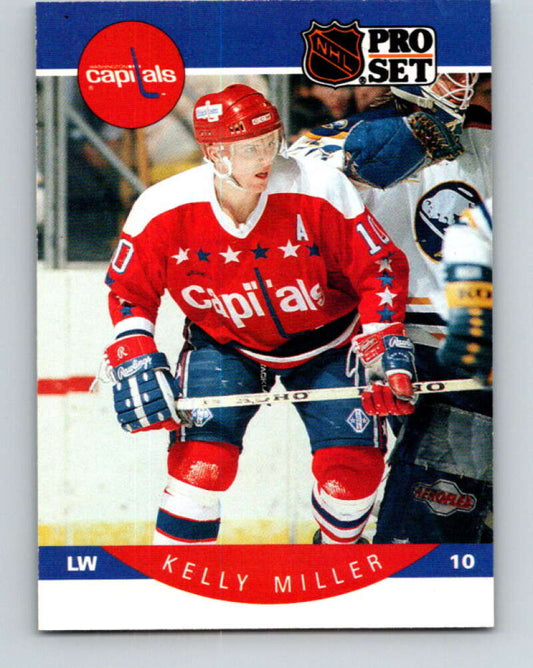 1990-91 Pro Set #318 Kelly Miller Mint Washington Capitals