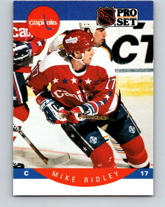 1990-91 Pro Set #320 Mike Ridley Mint Washington Capitals