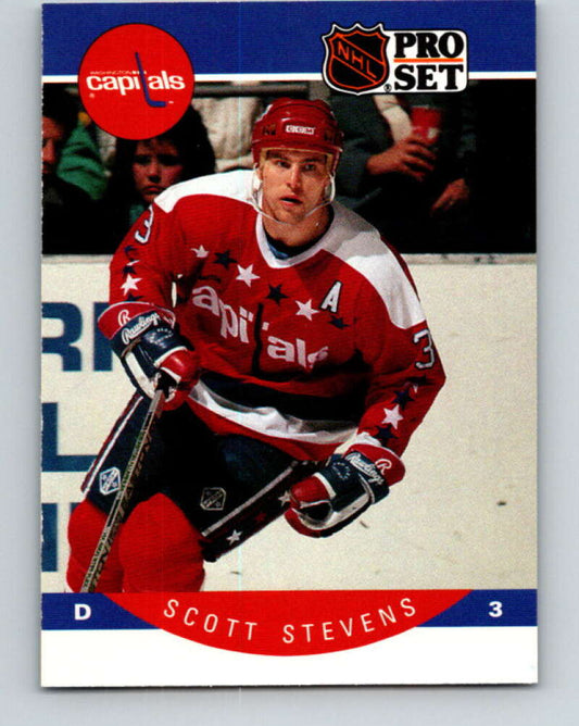 1990-91 Pro Set #321 Scott Stevens Mint Washington Capitals