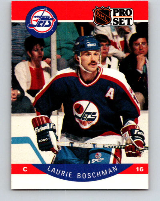 1990-91 Pro Set #324 Laurie Boschman Mint Winnipeg Jets