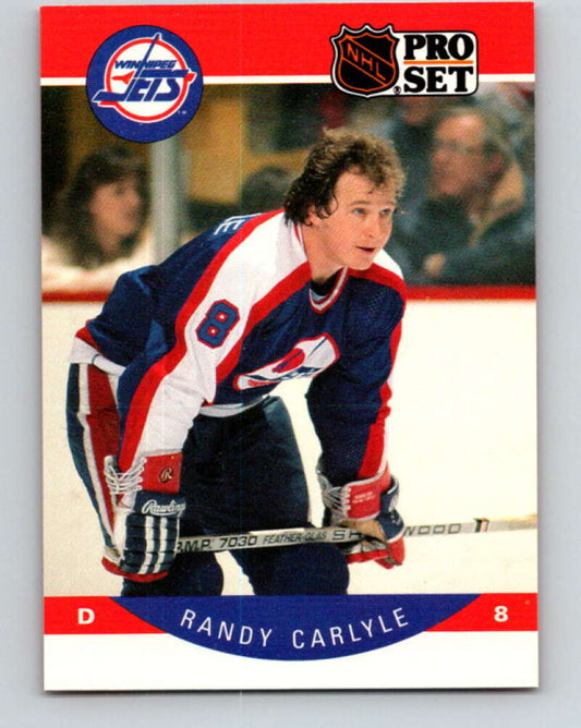 1990-91 Pro Set #325 Randy Carlyle Mint Winnipeg Jets