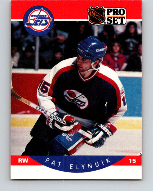 1990-91 Pro Set #327 Pat Elynuik Mint Winnipeg Jets