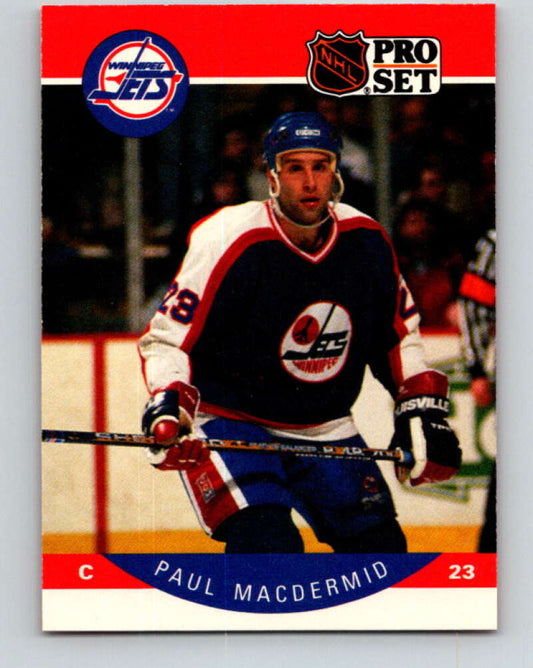 1990-91 Pro Set #331 Paul MacDermid Mint Winnipeg Jets