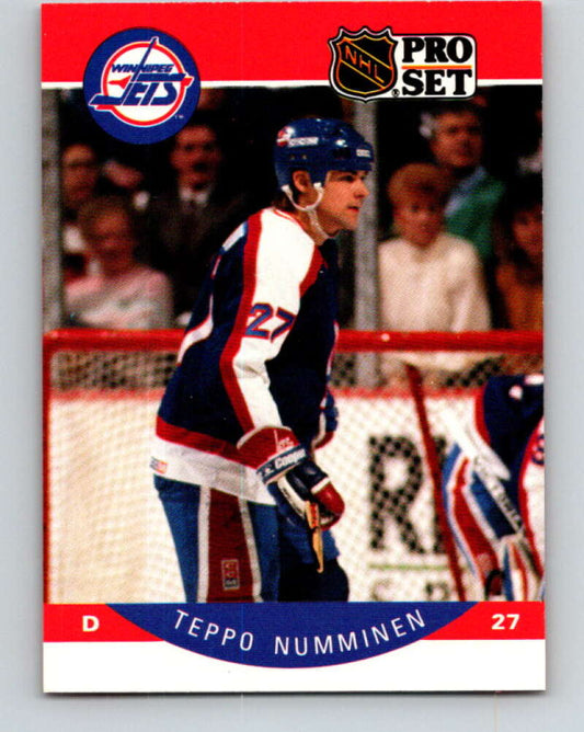 1990-91 Pro Set #334 Teppo Numminen Mint RC Rookie Winnipeg Jets