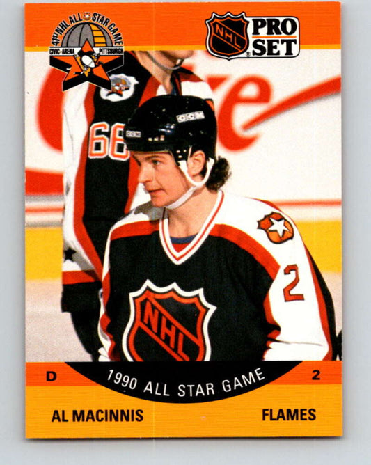 1990-91 Pro Set #337 Al MacInnis AS Mint Calgary Flames