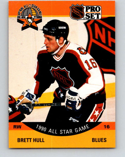 1990-91 Pro Set #342 Brett Hull AS Mint St. Louis Blues