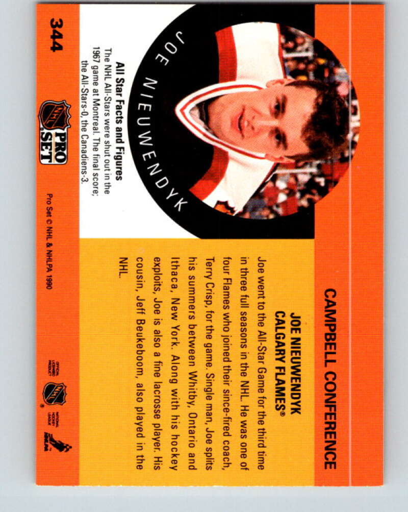 1990-91 Pro Set #344 Joe Nieuwendyk AS Mint Calgary Flames