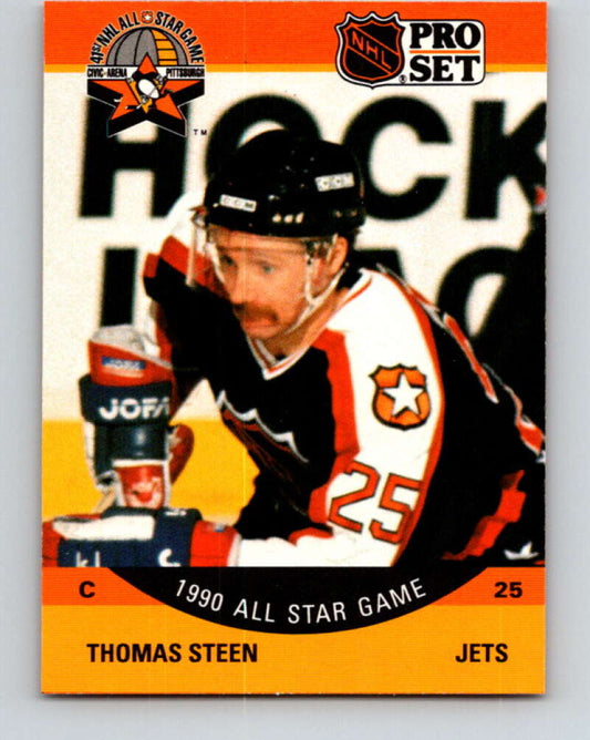 1990-91 Pro Set #356 Thomas Steen AS Mint Winnipeg Jets