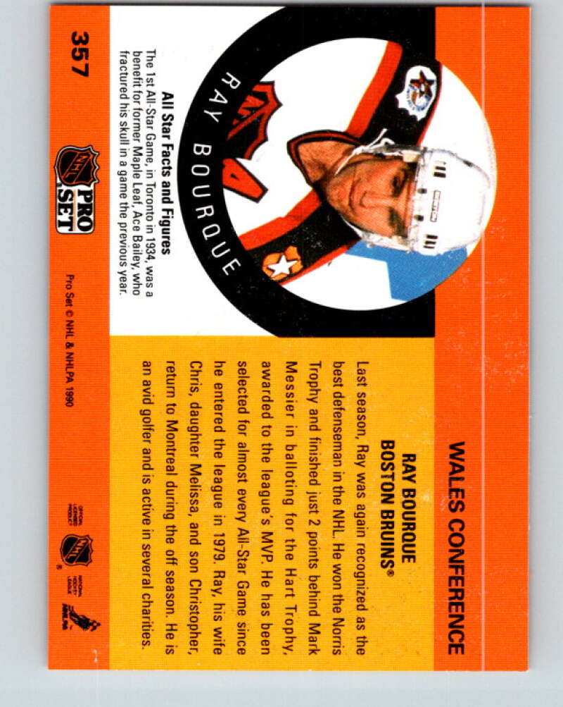 1990-91 Pro Set #357 Ray Bourque AS Mint