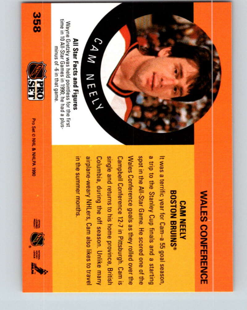 1990-91 Pro Set #358 Cam Neely AS Mint