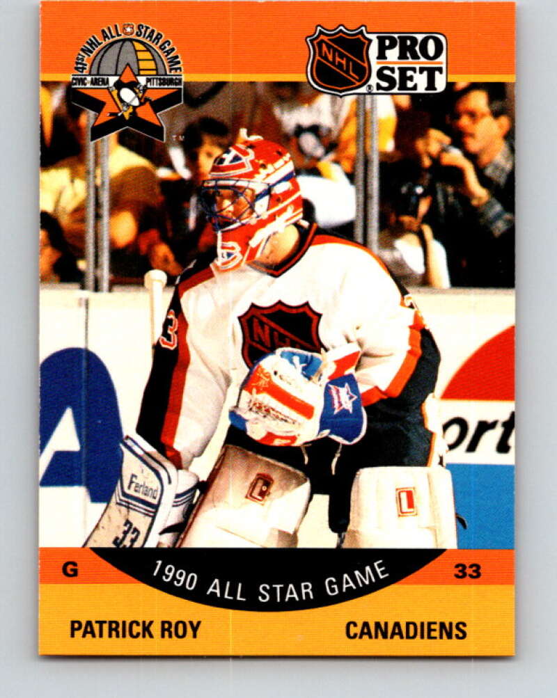 1990-91 Pro Set #359 Patrick Roy AS Mint Montreal Canadiens