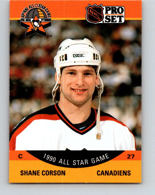 1990-91 Pro Set #369 Shayne Corson AS Mint Montreal Canadiens