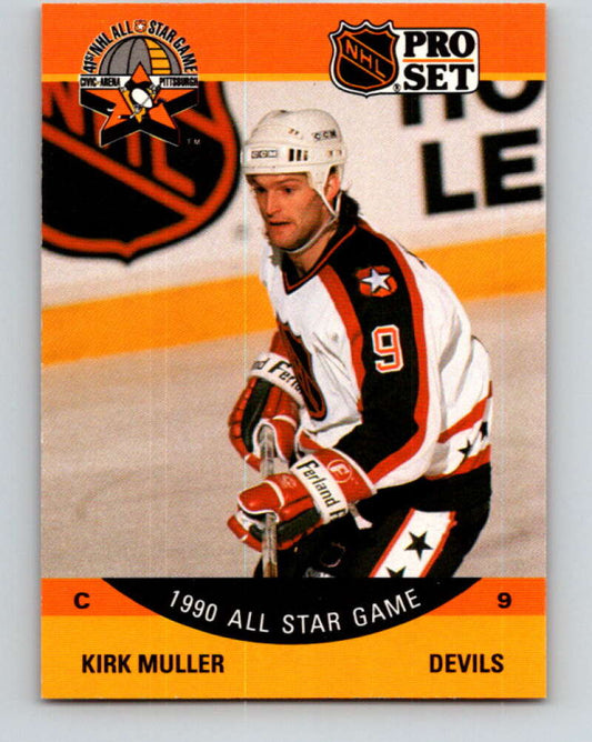 1990-91 Pro Set #371 Kirk Muller AS Mint New Jersey Devils