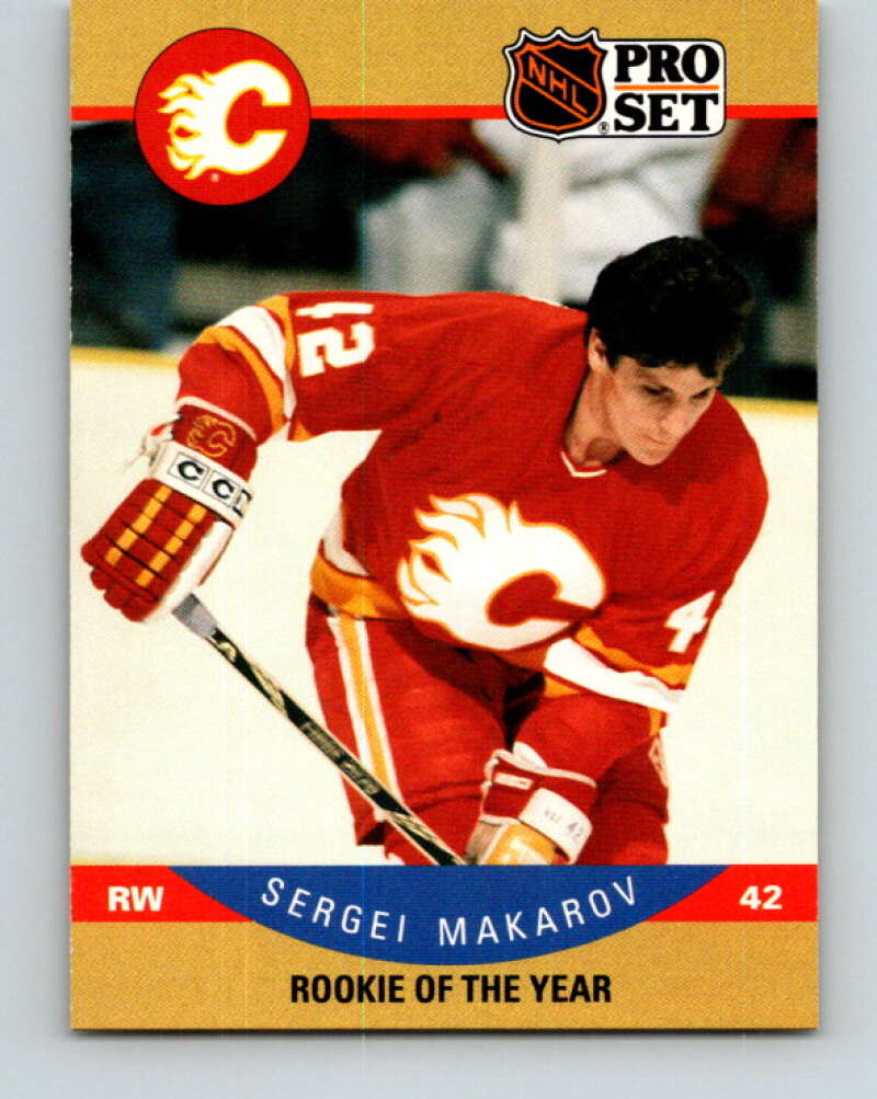 1990-91 Pro Set #396 Sergei Makarov ROY Mint