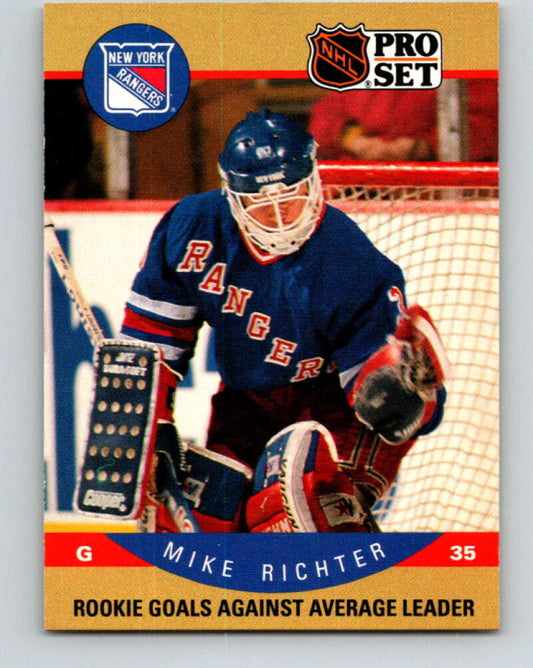 1990-91 Pro Set #398 Mike Richter Mint