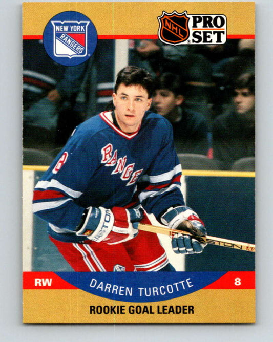 1990-91 Pro Set #400 Darren Turcotte Mint New York Rangers