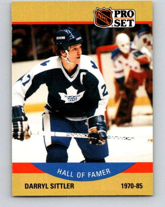 1990-91 Pro Set #404 Darryl Sittler HOF Mint