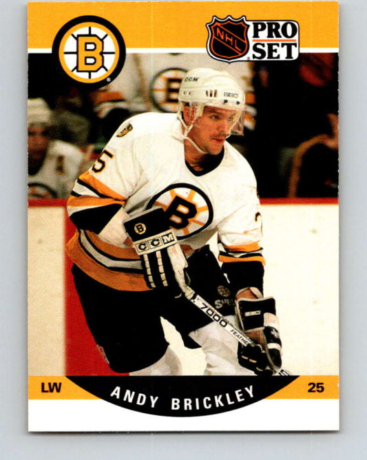1990-91 Pro Set #406 Andy Brickley Mint Boston Bruins