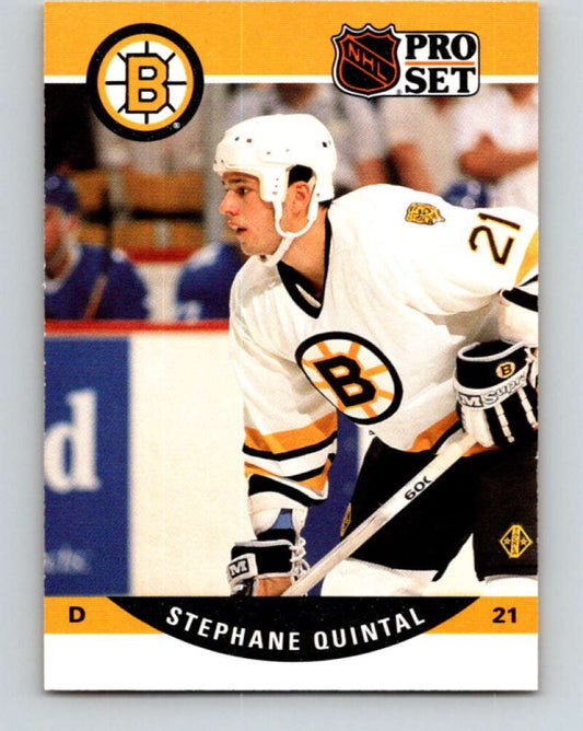 1990-91 Pro Set #410 Stephane Quintal Mint RC Rookie Boston Bruins