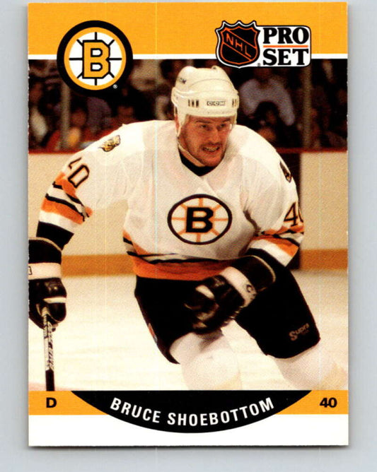 1990-91 Pro Set #411 Bruce Shoebottom Mint Boston Bruins