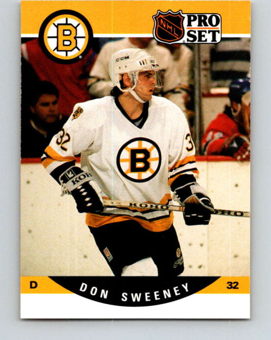 1990-91 Pro Set #412 Don Sweeney Mint Boston Bruins