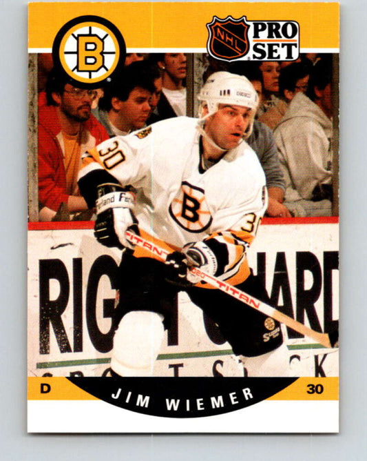 1990-91 Pro Set #413 Jim Wiemer Mint Boston Bruins