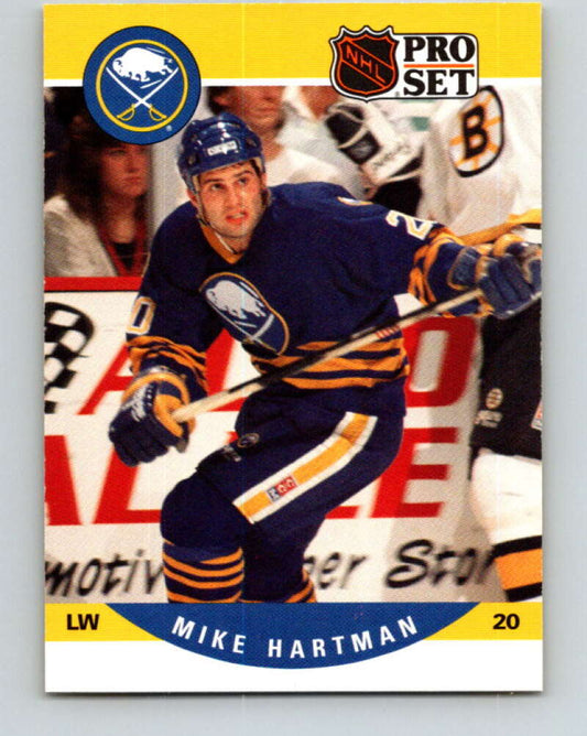 1990-91 Pro Set #414 Mike Hartman Mint Buffalo Sabres