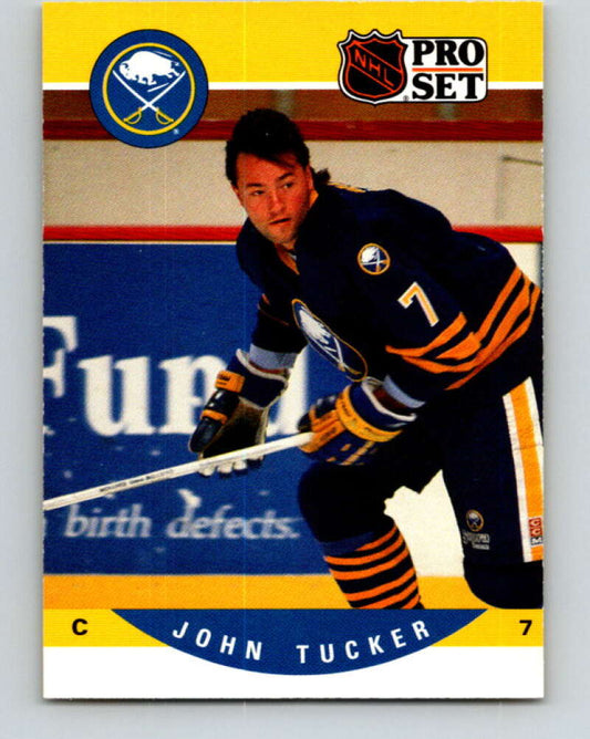 1990-91 Pro Set #420 John Tucker Mint Buffalo Sabres