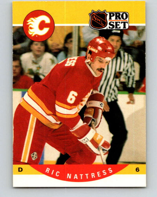 1990-91 Pro Set #426 Ric Nattress Mint Calgary Flames