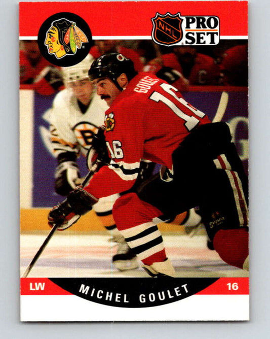 1990-91 Pro Set #430 Michel Goulet Mint Chicago Blackhawks