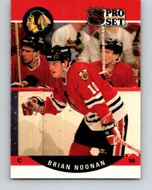 1990-91 Pro Set #433 Brian Noonan Mint Chicago Blackhawks