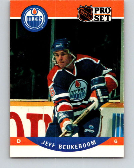 1990-91 Pro Set #439 Jeff Beukeboom Mint RC Rookie Edmonton Oilers