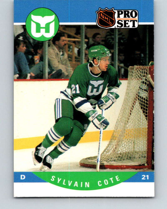 1990-91 Pro Set #448 Sylvain Cote Mint Hartford Whalers