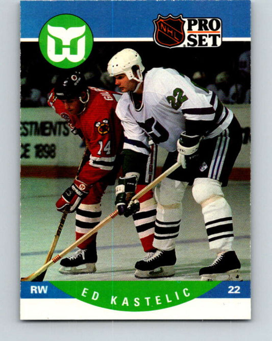 1990-91 Pro Set #450 Ed Kastelic Mint Hartford Whalers
