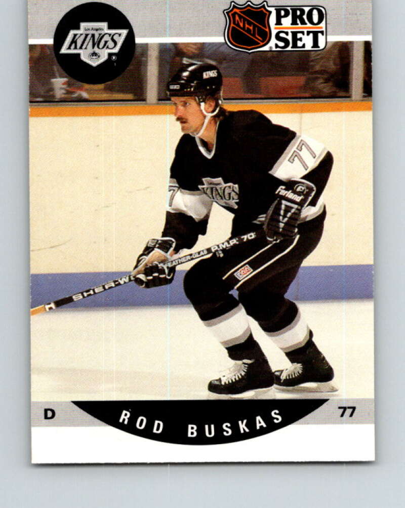 1990-91 Pro Set #456 Rod Buskas Mint Los Angeles Kings