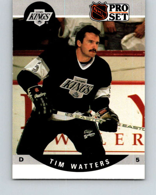 1990-91 Pro Set #458 Tim Watters Mint Los Angeles Kings