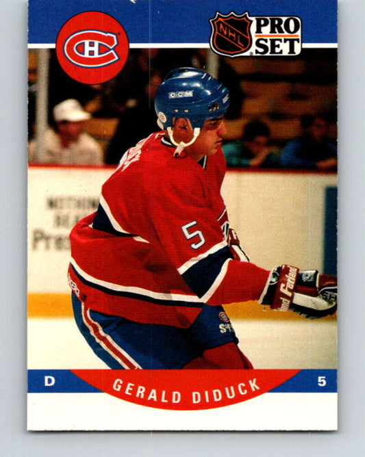 1990-91 Pro Set #468 Gerald Diduck Mint Montreal Canadiens