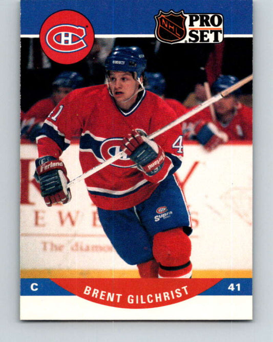 1990-91 Pro Set #471 Brent Gilchrist Mint RC Rookie Montreal Canadiens