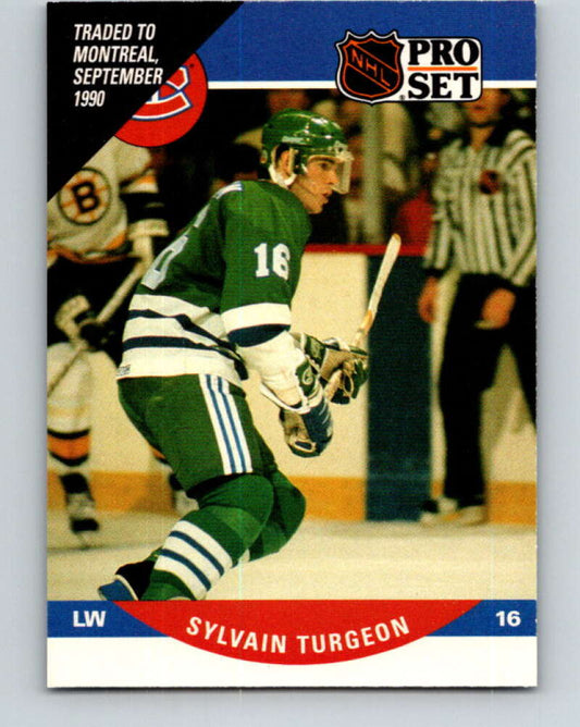 1990-91 Pro Set #474 Sylvain Turgeon Mint Montreal Canadiens