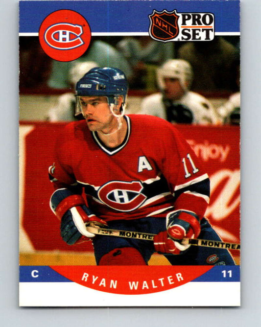 1990-91 Pro Set #475 Ryan Walter Mint Montreal Canadiens