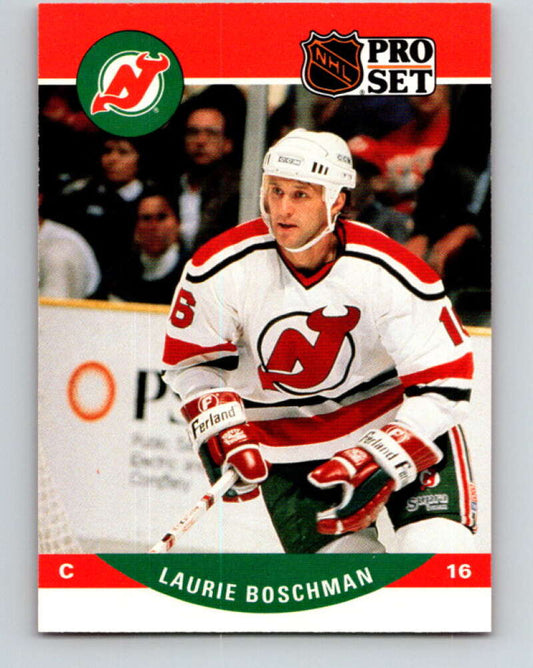 1990-91 Pro Set #476 Laurie Boschman Mint New Jersey Devils