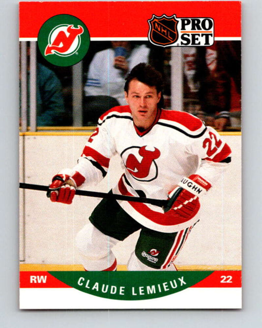 1990-91 Pro Set #478 Claude Lemieux Mint New Jersey Devils