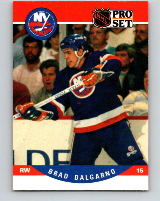 1990-91 Pro Set #482 Brad Dalgarno Mint New York Islanders
