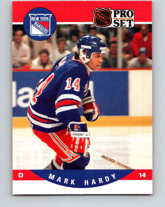 1990-91 Pro Set #489 Mark Hardy Mint New York Rangers